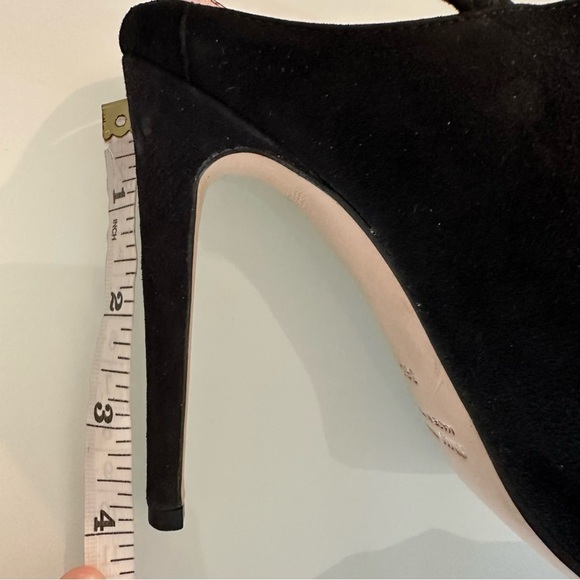 Miu Miu Black Slingback Ankle Bootie Mules Pointed Toe Size 36.5 - Picture 9 of 11